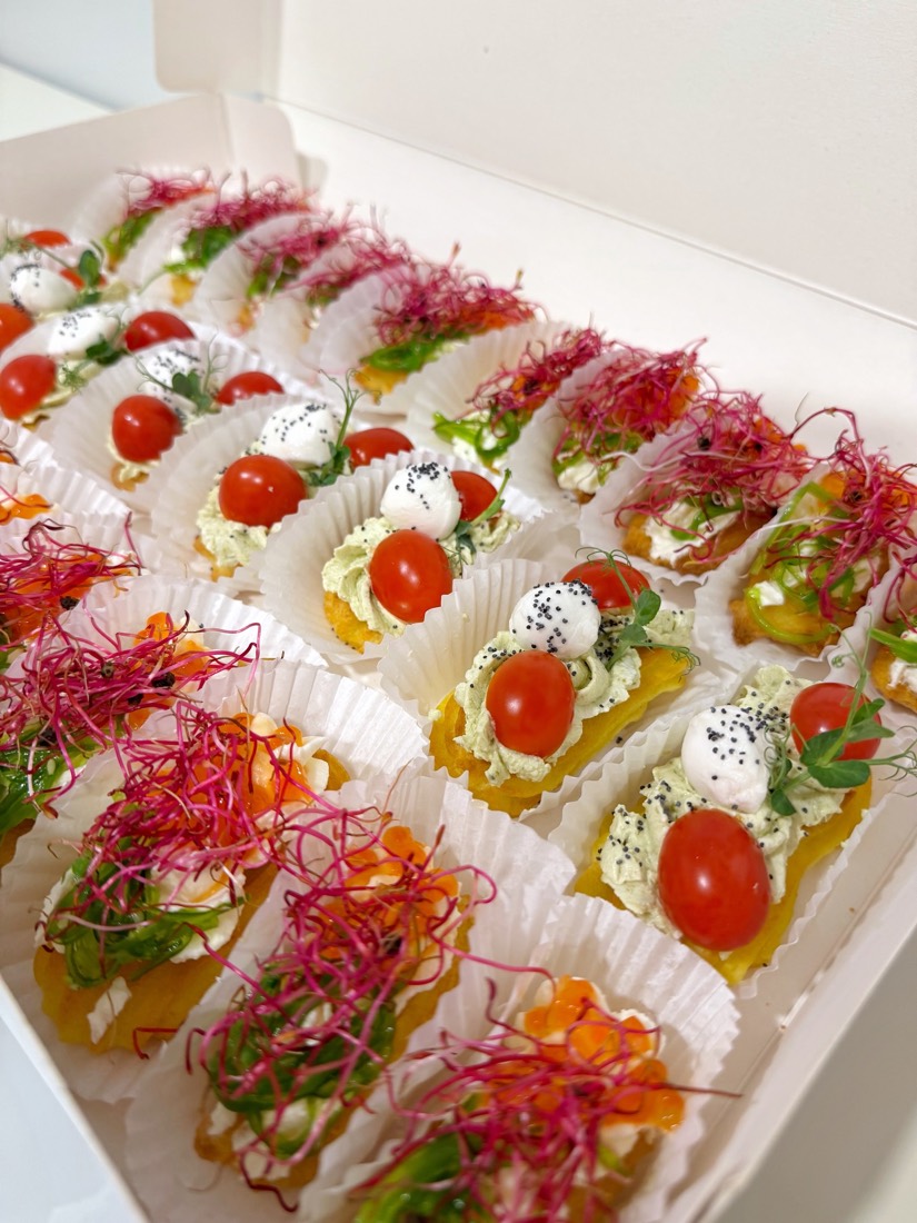 Verrines mozzarella tomates